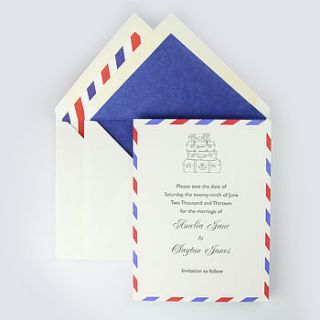 iford letterpress wedding invitation by piccolo
