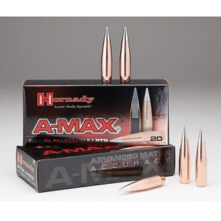 Hornady Match A Max Bullets .224 75 grain 412688