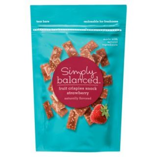 Simply Balanced Strawberry Fruit Crispies Snack