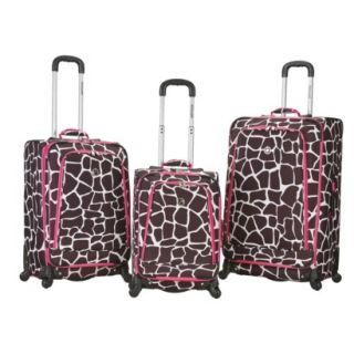 Rockland Fusion 3 pc. Expandable Spinner Luggage