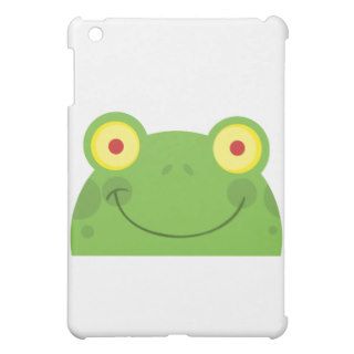 Happy Head Frog Cartoon Character iPad Mini Cover