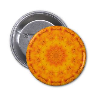 Mandala 'Garden' Pinback Button