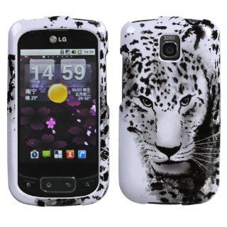 Snow Leopard Phone Protector Cover for LG P505 (Phoenix), LG Thrive Cell Phones & Accessories