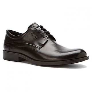 ECCO Birmingham Plain Toe Tie  Men's   Black Oxford Leather