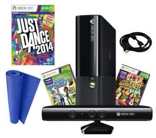Xbox 360 E 4GB Kinect Bundle with Just Dance 2014, Accessories —