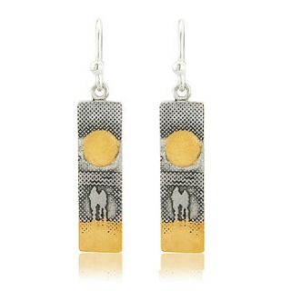 watching the sunset on the beach earrings by charlotte lowe jewellery