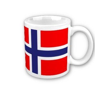 Norway Flag Coffee Mug   Norwegian Coffee Mug