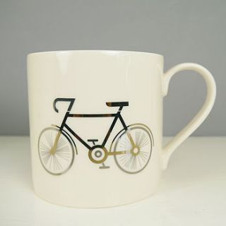 24 k gold plated bicycle mug by begolden