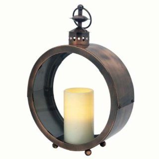 Shop Flipo Pacific Accents Greenwich Indoor/Outdoor Lantern with Flameless Resin Candle at the  Home D�cor Store