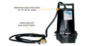 Port-A-Cool Replacement Pump, Model# PUMP-016-4R  Fan Accessories