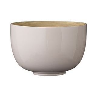 alberte pastel lacquered bamboo bowl by uniquely eclectic