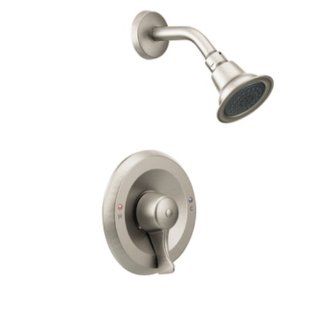 Moen T8375EP15CBN Commercial M Dura Posi Temp Shower Trim, 1.5 gpm, Classic Brushed Nickel   Single Handle Shower Only Faucets  