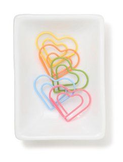 International Arrivals Cross My Heart Clip It Fun Shaped Paper Clips, 20 Count (134 28)  Paper Clips Metal 