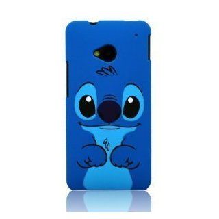Modal Cute Chubby Stitch & Llilo Pattern Snap on Hard Back Cover Case Compatible for HTC One M7 Cell Phones & Accessories