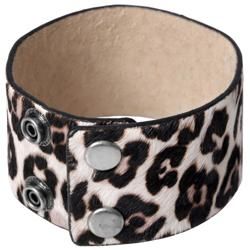 Journee Collection Women's Cheetah Print Snap Bracelets Journee Collection Fashion Bracelets