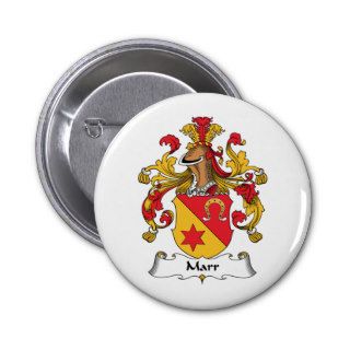 Marr Family Crest Button
