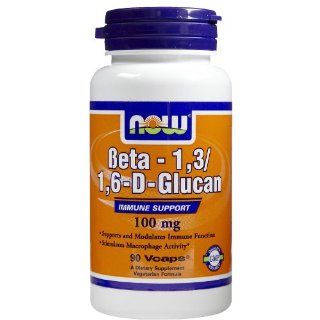 NOW Beta 1,3/1,6 D Glucan   90 Vcaps Health & Personal Care