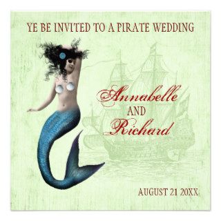 Pirate Wedding Invitations