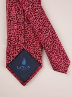 Lanvin Embroidered Tie   Idrisi