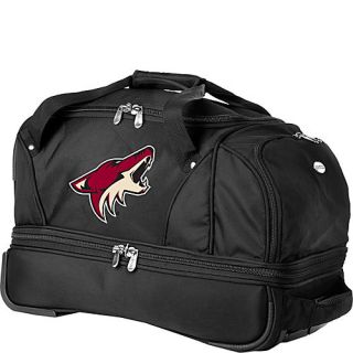 Denco Sports Luggage NHL Phoenix Coyotes 22 Drop Bottom Wheeled Duffel Bag