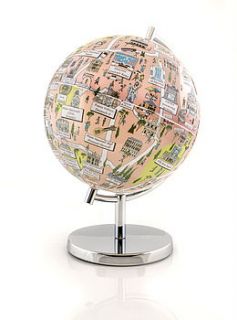 illustrated globe of rome by globee