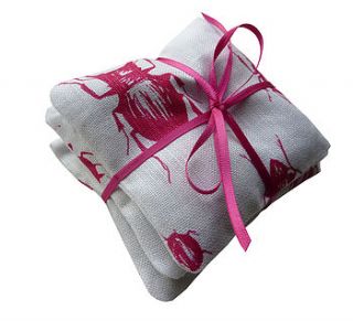 lavender bag bundle with beetle design by warbeck & cox