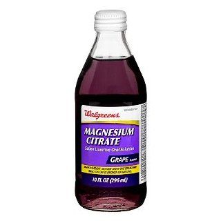  Magnesium Citrate Saline Laxative Oral Solution, Grape, 10 fl oz Health & Personal Care