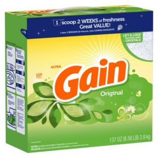 Gain Laundry Detergent Powder   Original (120 lo