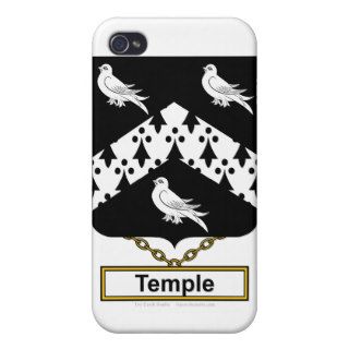 Temple Family Crest iPhone 4/4S Cases