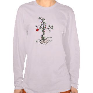 Scrawny Christmas Tree Tee Shirt