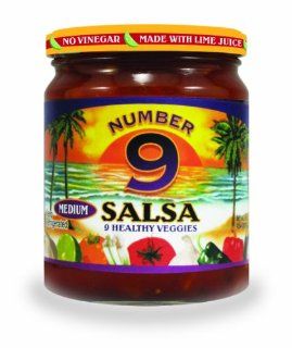 Number 9 Medium Salsa (12x15.8oz)  Grocery & Gourmet Food