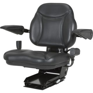 A & I Products Big Boy Suspension Tractor Seat — Black, Model# BBS108BL  Construction   Agriculture Seats