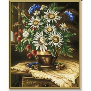 Daisies Artist Styled Paint by Number Kit Toys & Games
