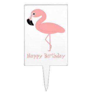 Flamingo Birthday Cake Pick