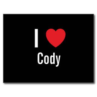 I love Cody Postcard