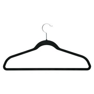 Velvet Touch Suit Hanger   Black (9pk)