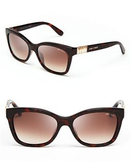 Jimmy Choo Mimi Crystal Temple Wayfarer Sunglasses's