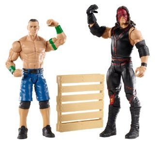 WWE Series 19 Battle Pack John Cena vs. Kane Figure, 2 Pack Toys & Games