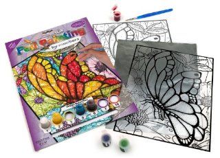Royal & Langnickel Foil by Numbers Painting Kit, Butterflies   Childrens Paint By Number Kits