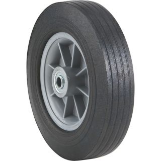 Martin Flat Free Solid Rubber Tire and Poly Wheel — 10 x 275 Tire, Model# ZP1102RT-202  Flat Free Hand Truck Wheels