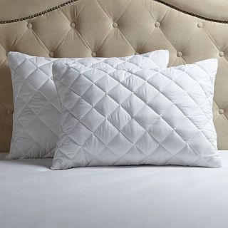 Concierge Collection Diamond Quilted 2 pack Pillows   Jumbo