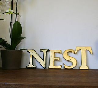 genuine vintage 'nest' sign by bonnie and bell