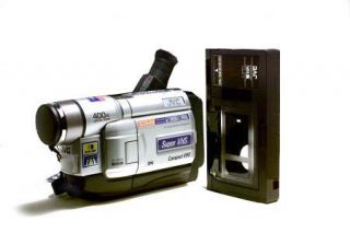 JVC 400x Zoom S VHS C 3 LCD EIS Camcorder & Digital Camera —