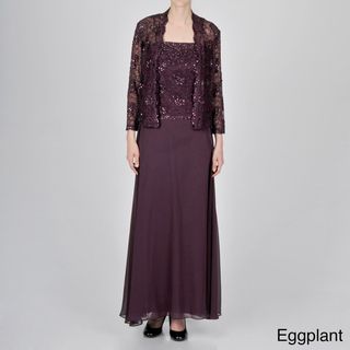 Ignite Evening Women's Lace Jacket Dress Ignite Evenings Evening & Formal Dresses