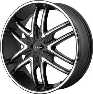 KMC KM678 22x9.5 Black Wheel / Rim 5x115 & 5x120 with a 15mm Offset and a 74.10 Hub Bore. Partnumber KM67822920315 Automotive