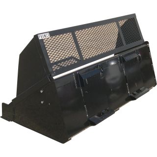 Paumco Extended Bucket Backstop — 74in.L, Adds 27 Cu. Ft. Capacity, Model# 1107-74  Skid Steers   Attachments