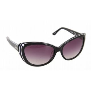 S4 Deja Vu Sunglasses Black/White/Grey Gradient Lens