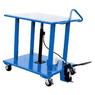 Beacon Hydraulic Post Tables; Platform Size (WxL) 24" x 36"; Capacity (LBS) 4, 000; Raised Height 54"; Lowered Height 36"; Operation Foot Pump; Number of Posts 4; Model# BHT 40 2436 Industrial Products Industrial & Scientifi