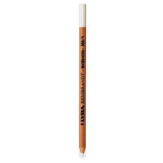 LYRA Rembrandt Chalk Pencil, Grease Free, Number 2, Medium, White, 1 Pencil (2032002)  Art Supplies 
