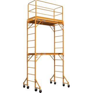 Metaltech Multipurpose Maxi Square Baker Style Scaffold Tower Package — 12ft., 1,000lb. Capacity, Model# I-TCISC  Scaffolding